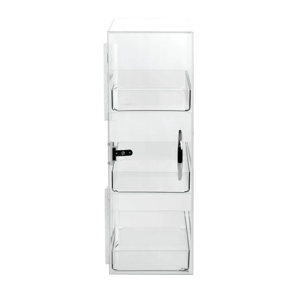 Cal-Mil 1204 Classic Acrylic Bread Case, 3-Tier, Clear