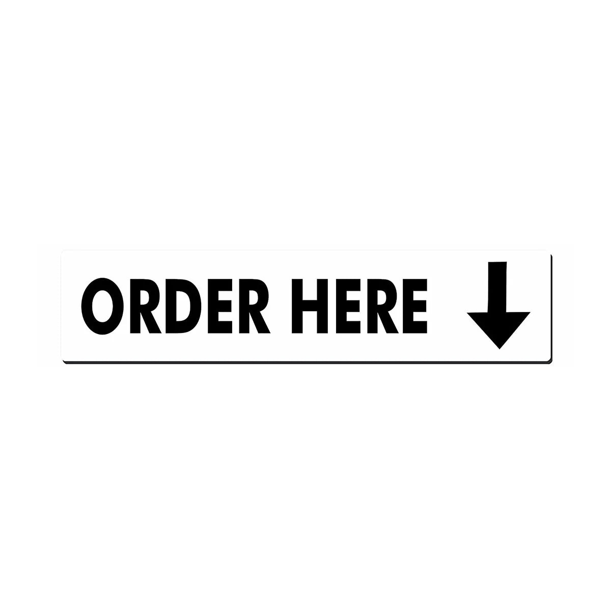 Order Here Sign, 22 x 5